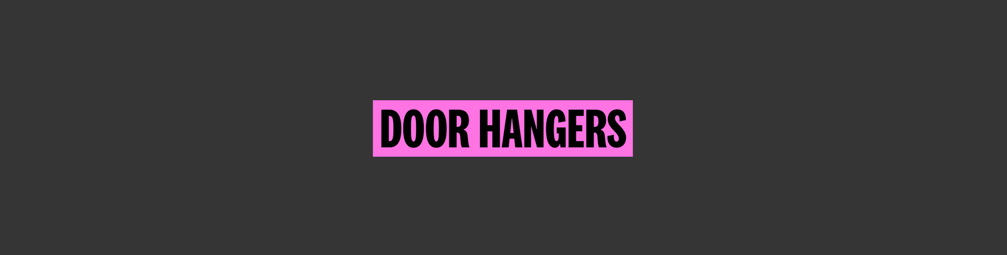 Door Hangers