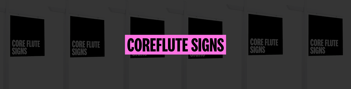 Coreflute Signs - Sold by sheet.