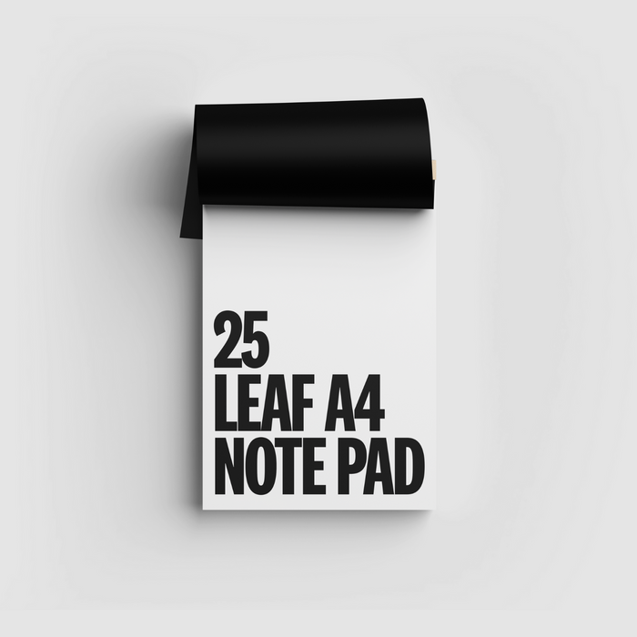 25 Leaf A4 Note Pad