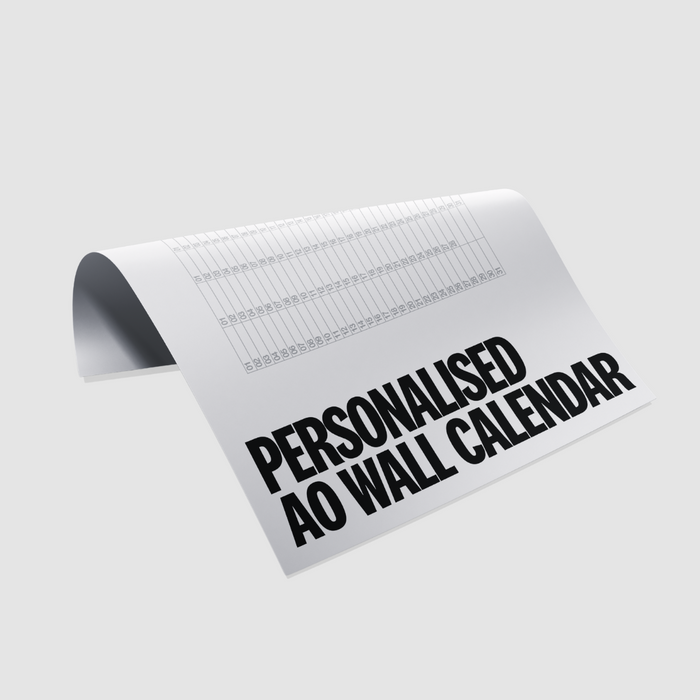 Personalised A0 Wall Calendar