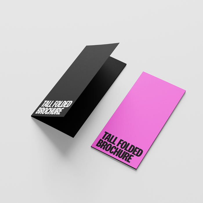 Tall Folded Brochure