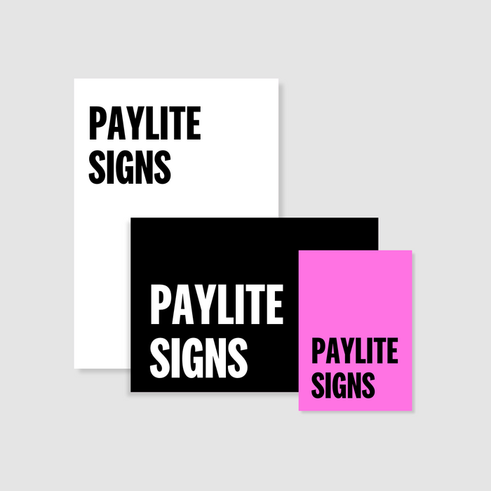 Paylite Signs