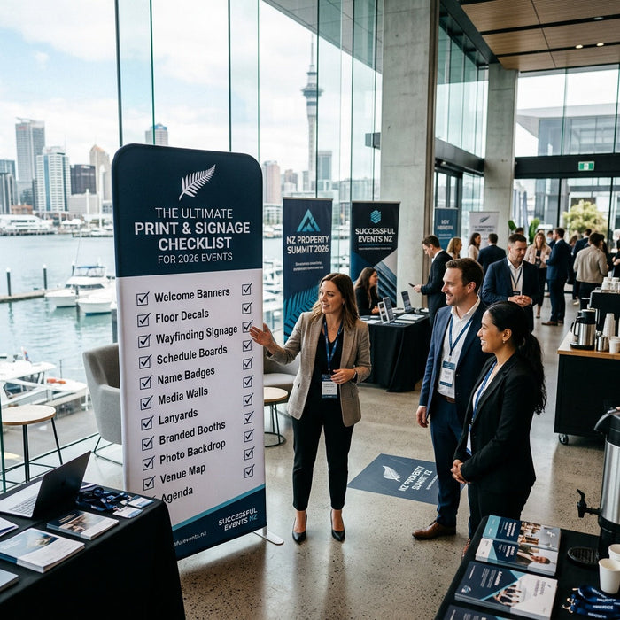 Event Planning for 2026: The Ultimate Print & Signage Checklist for Successful Events in NZ