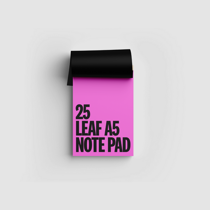 25 Leaf A5 Note Pad