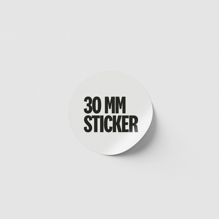 30mm Diameter Stickers