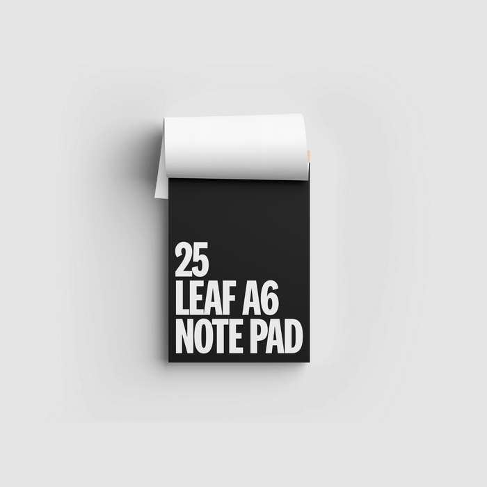 25 Leaf A6 Note Pad