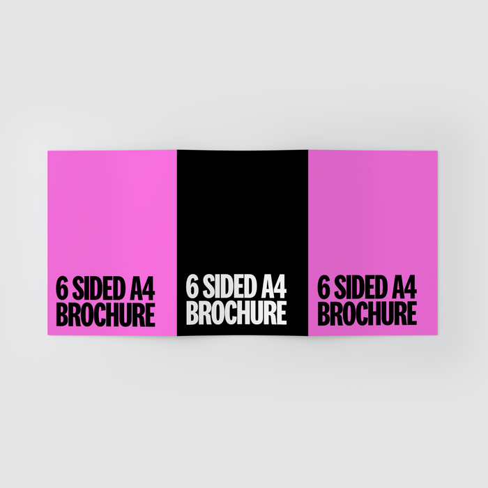 6 sided A4 Brochure
