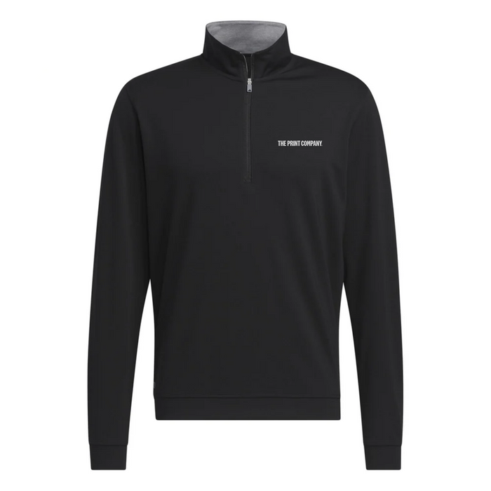 Adidas Mens Elevate Quarter Zip Pullover – Black