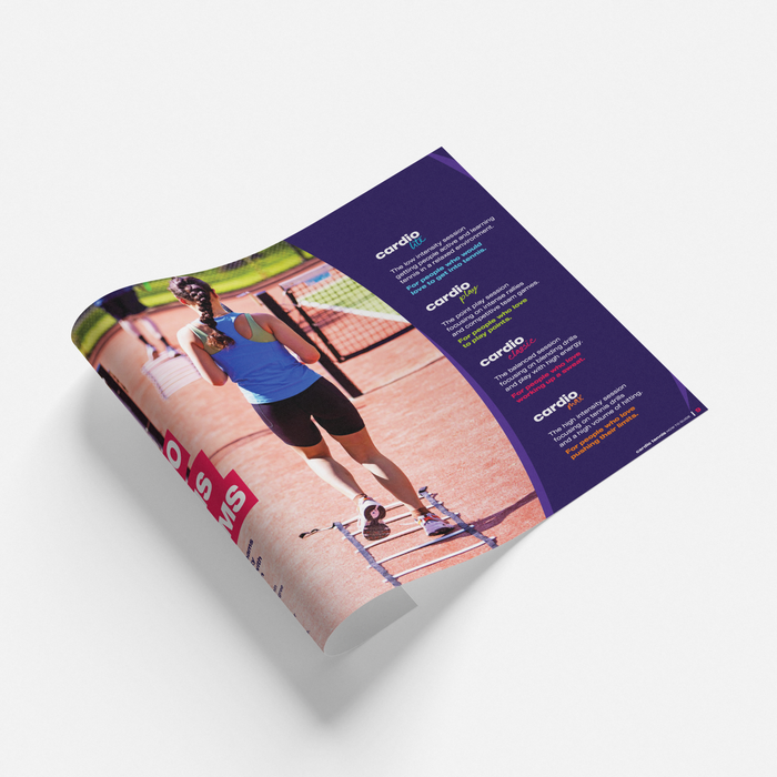 Tennis NZ - Cardio Streams A3 Poster