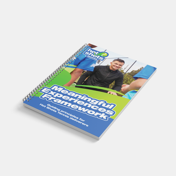 Tennis NZ - Hot Shots Meaningful Experiences A4 Booklet