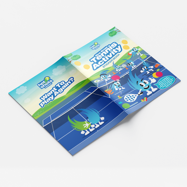 Tennis NZ - Hot Shots Blue Stage Activity Book A4 Booklet