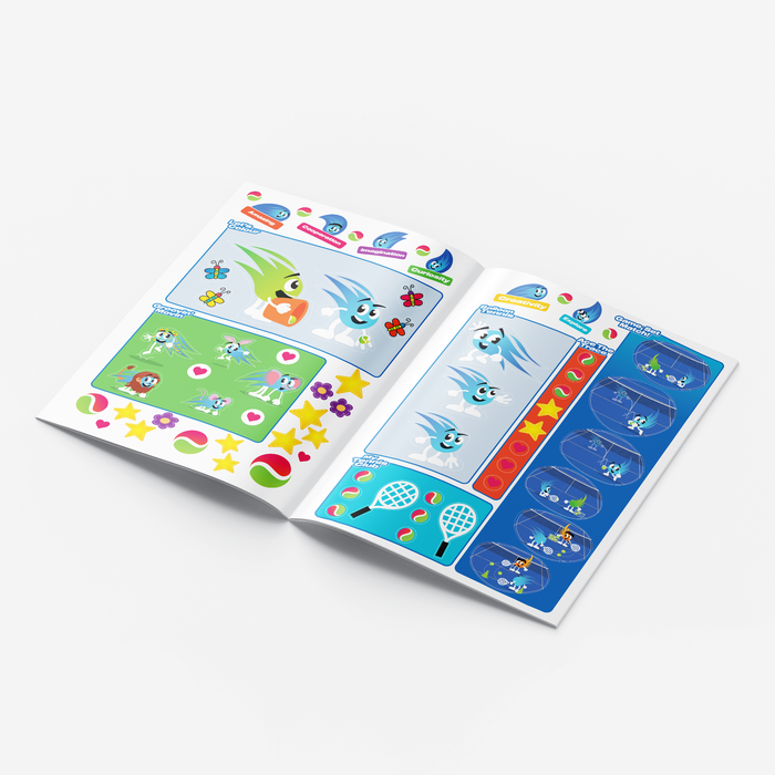Tennis NZ - Hot Shots Blue Stage Activity Book A4 Booklet