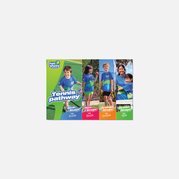 Tennis NZ - Hot Shots Pathway A4 Poster