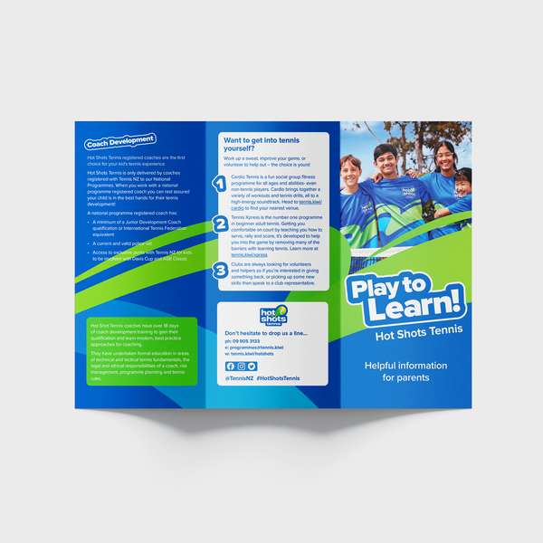 Tennis NZ - Hot Shots Brochure