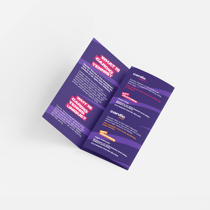 Tennis NZ - Cardio Brochure
