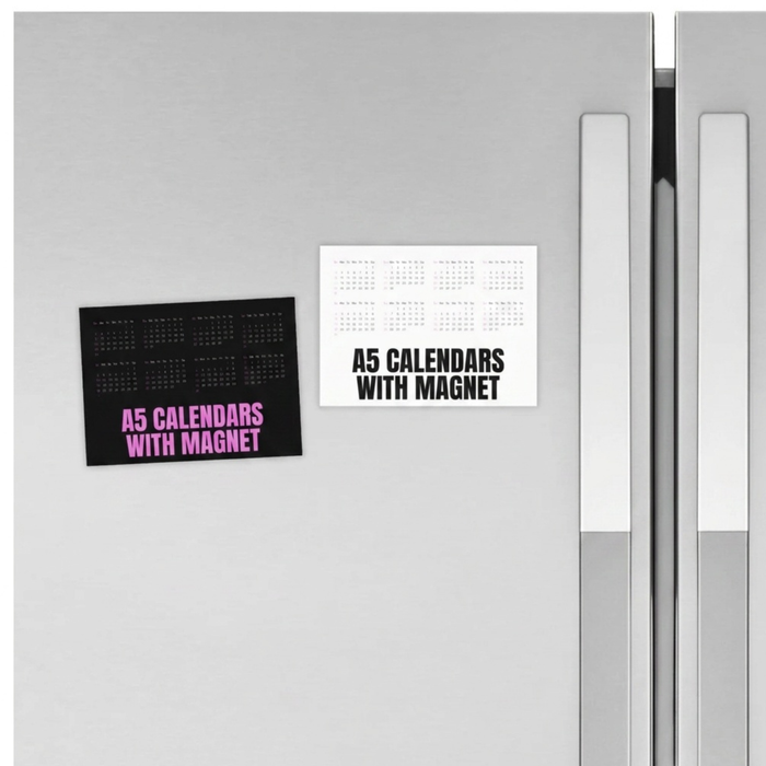 Personalised A5 Calendars - Single Sided with Magnets