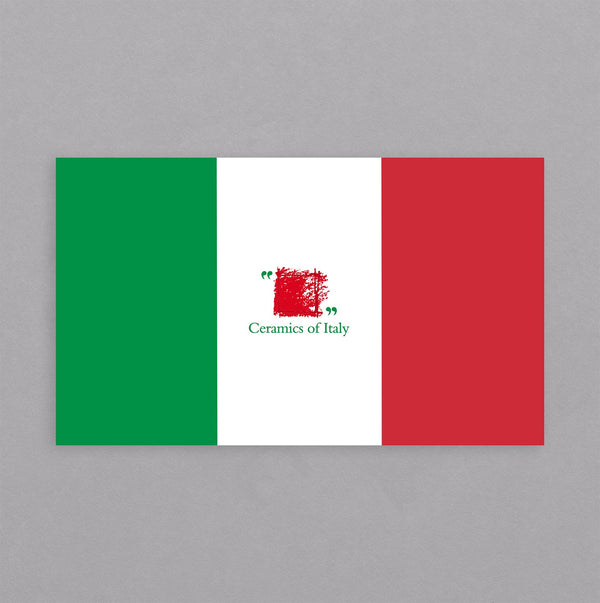 The Tile Depot Ceramics of Italy sticker, 85 x 50mm