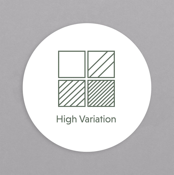 The Tile Depot High Variation sticker, 35mm circle