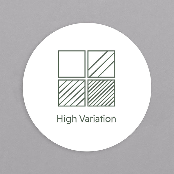 The Tile Depot High Variation sticker, 35mm circle