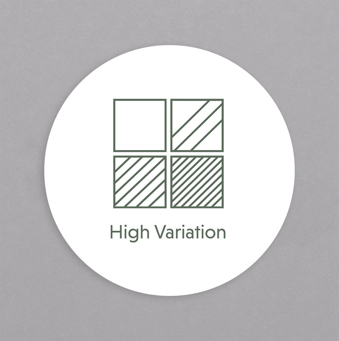The Tile Depot High Variation sticker, 35mm circle