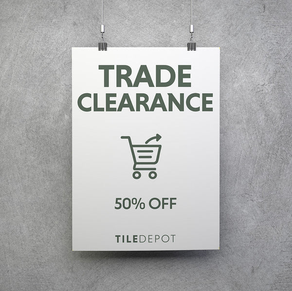 The Tile Depot A3 Coreflute Sign - Trade Clearance