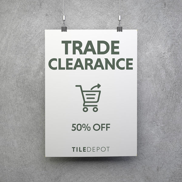 The Tile Depot A3 Coreflute Sign - Trade Clearance