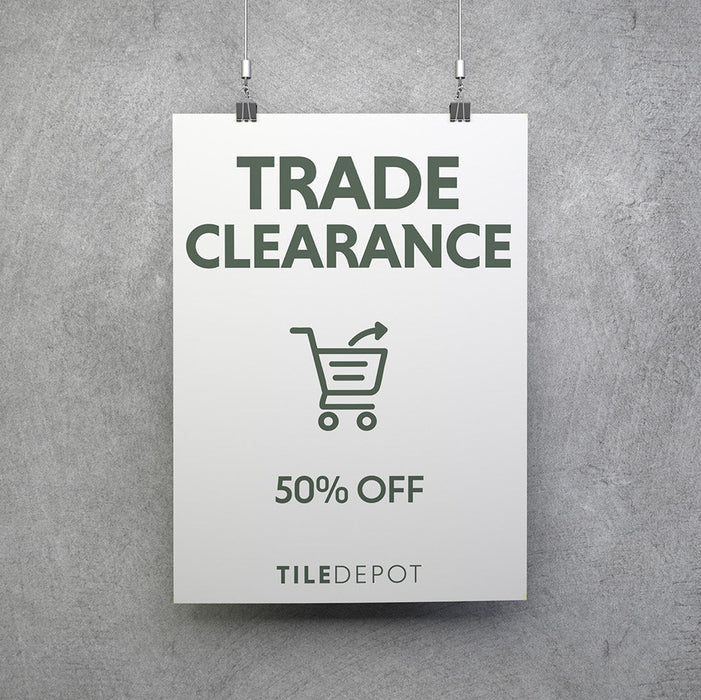 The Tile Depot A3 Coreflute Sign - Trade Clearance