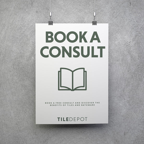 The Tile Depot A3 Coreflute Sign - Book a Consult