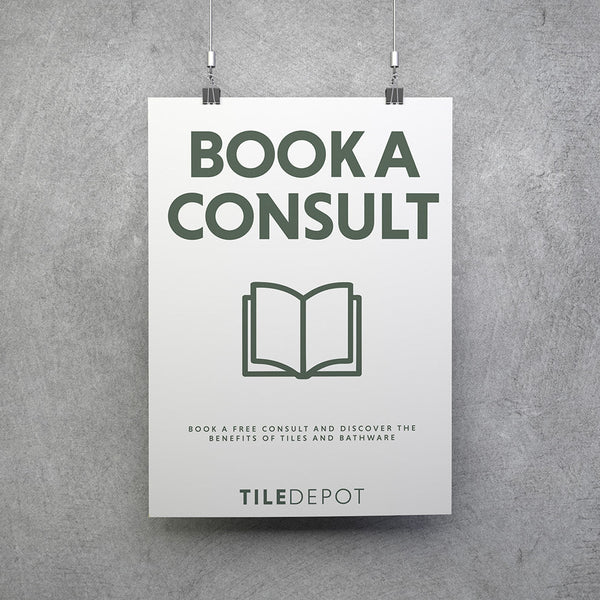 The Tile Depot A3 Coreflute Sign - Book a Consult