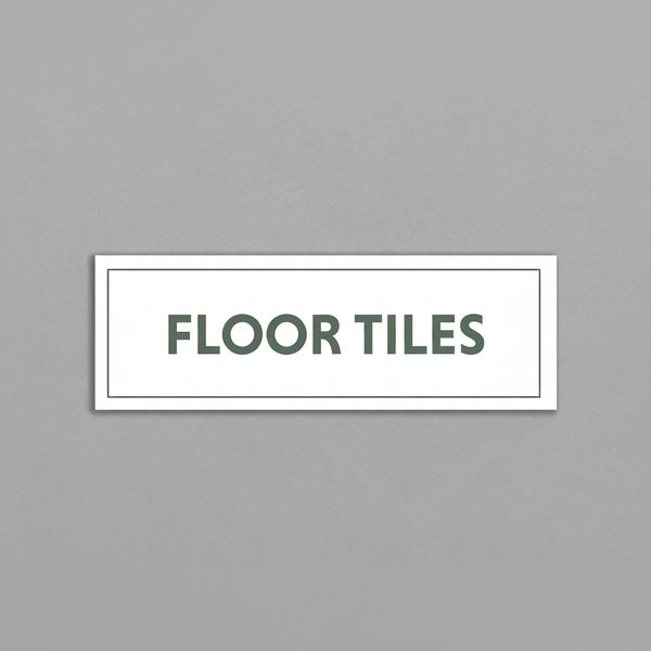 The Tile Depot A-Frame Coreflute Sign - Floor Tiles