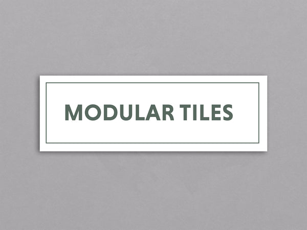 The Tile Depot A-Frame Coreflute Sign - Modular Tiles