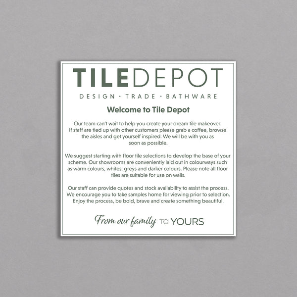 The Tile Depot Coreflute Sign - Intro