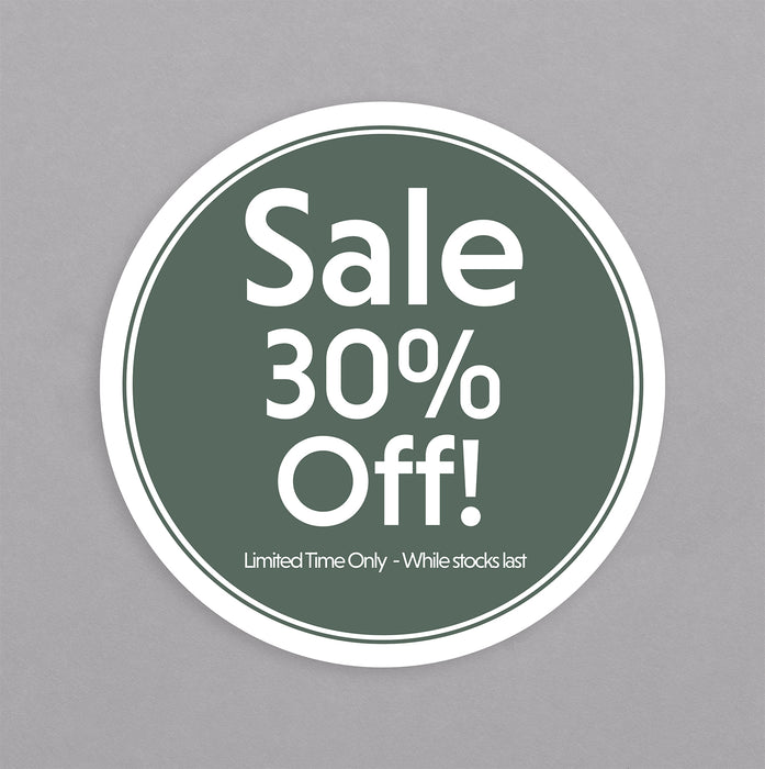 The Tile Depot 30% Off Sticker