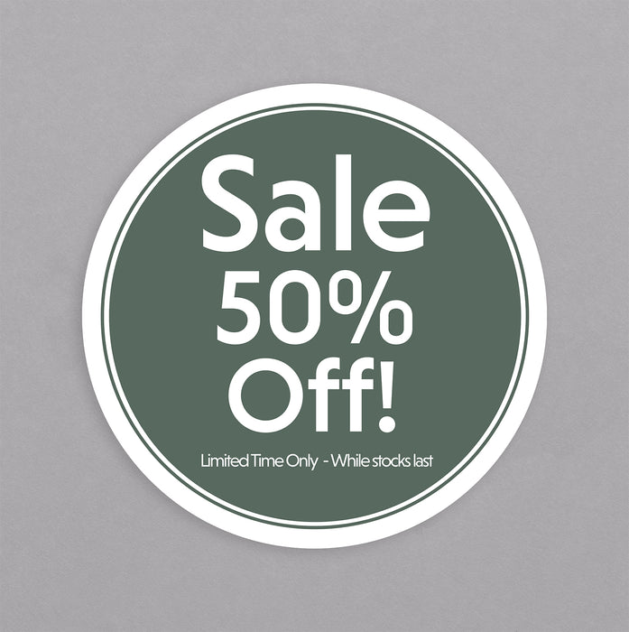 The Tile Depot 50% Off Sticker