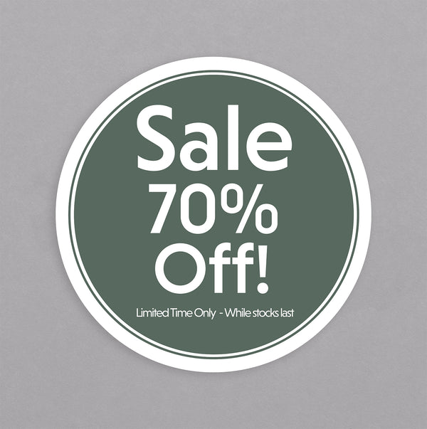 The Tile Depot 70% Off Sticker