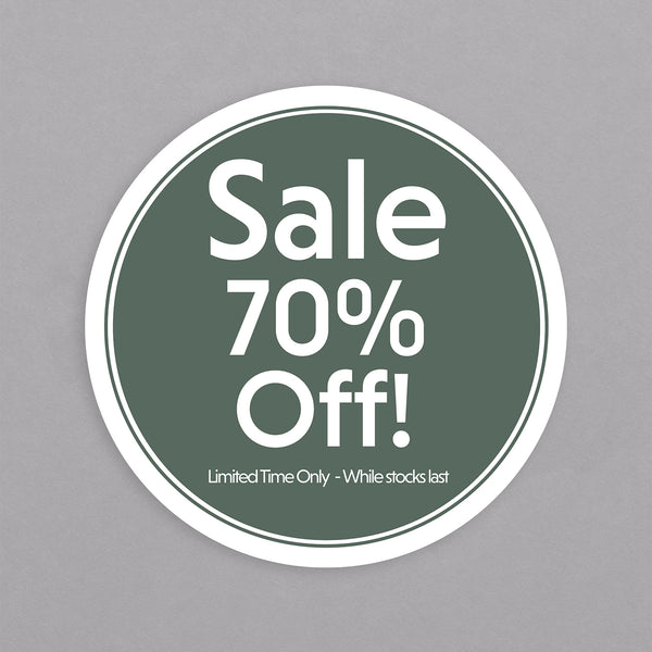 The Tile Depot 70% Off Sticker