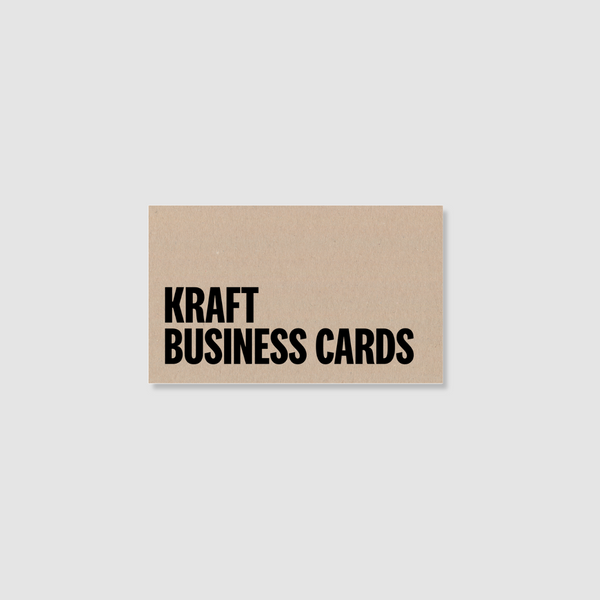 Kraft Business Cards