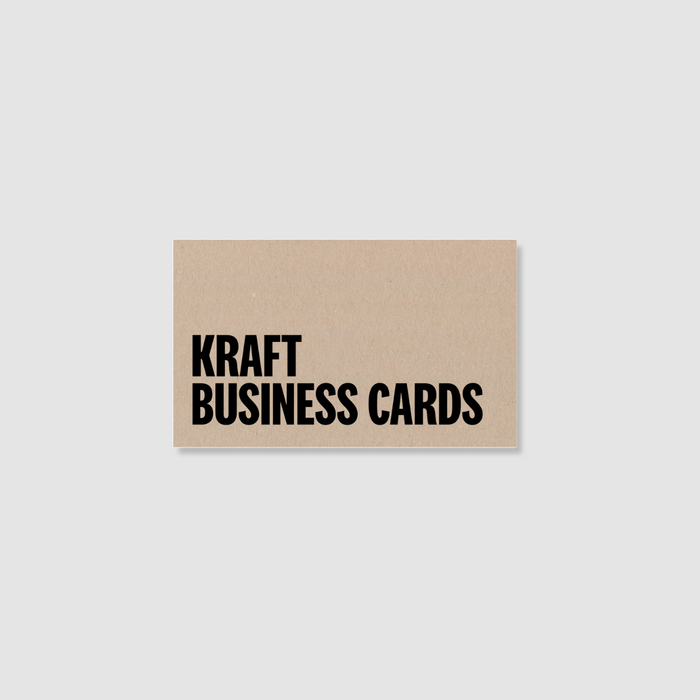 Kraft Business Cards
