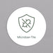 The Tile Depot Microban Tile sticker, 35mm circle