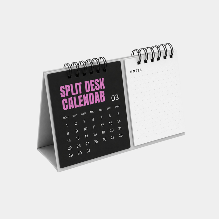 Split Desk Calendar