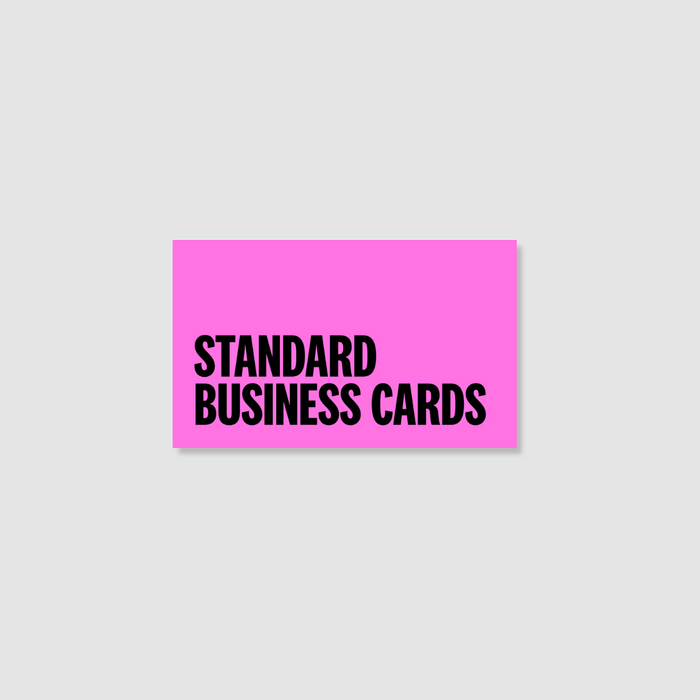 Standard Business Cards