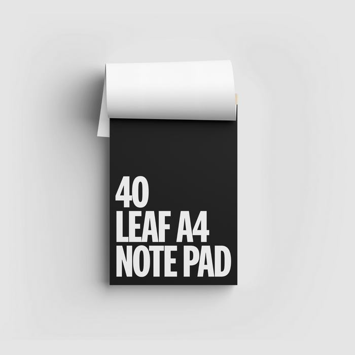 40 Leaf A4 Note Pad