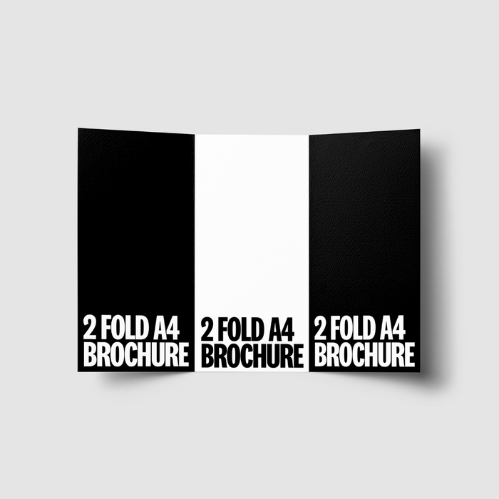 A4 Folded to DL Brochure