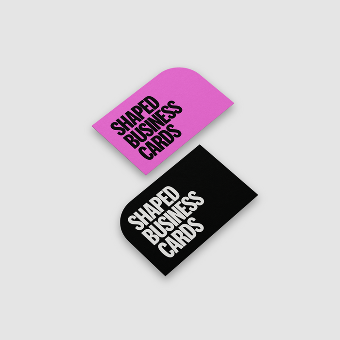 Shaped 400gsm Business Cards