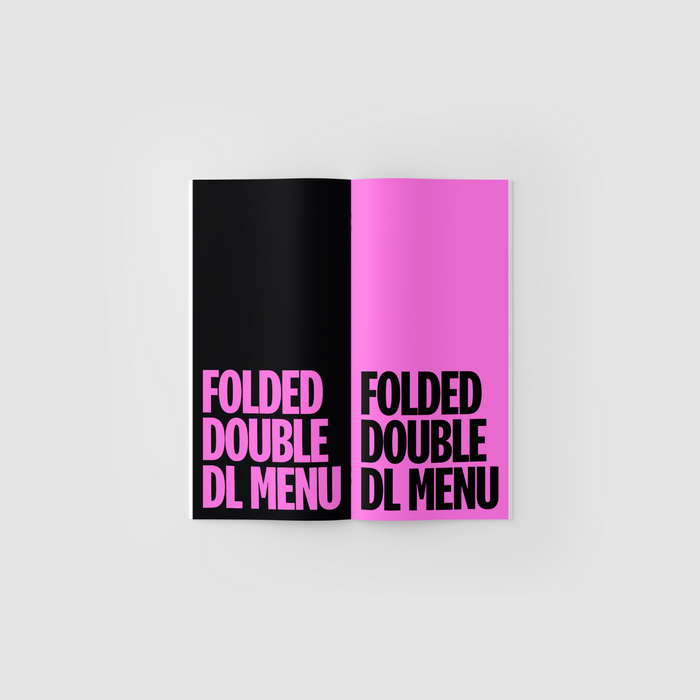 Folded Double DL Menu