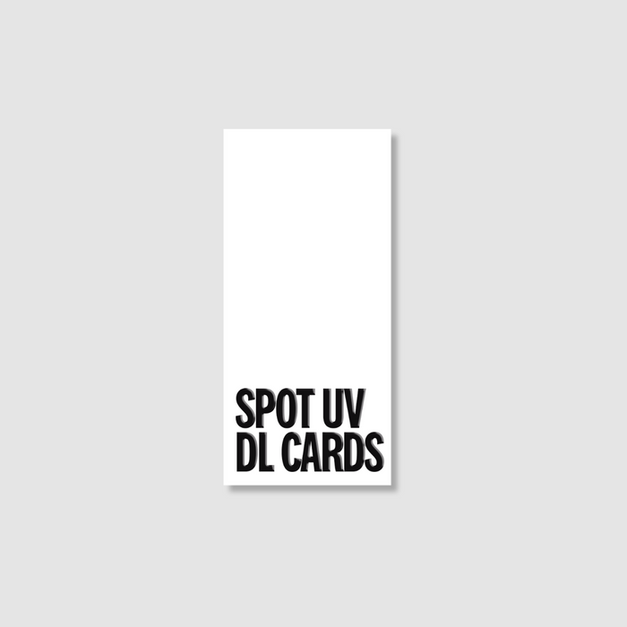 Spot UV DL Cards
