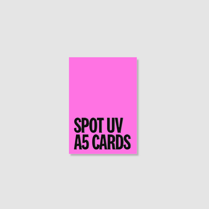 Spot UV A5 Cards