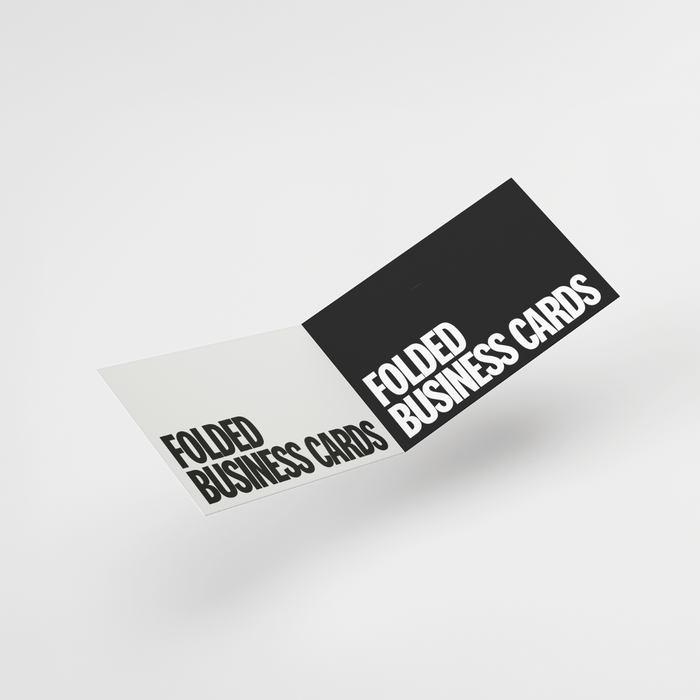 Folded Business Cards