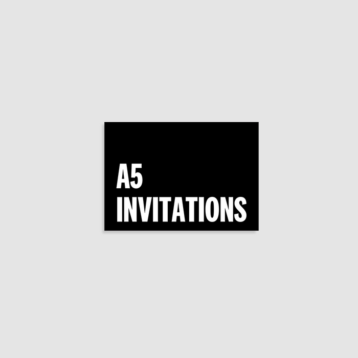 A5 Invitations