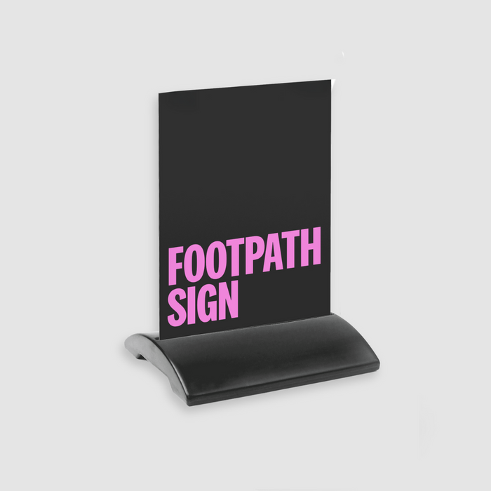 Foot Path Sign (800x600mm) with Water Base